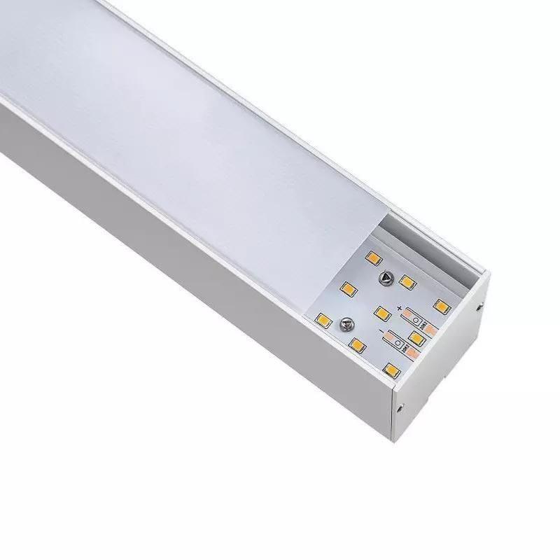 Réglette LED 120cmx5cm 48W Suspendue ALU - Silamp France