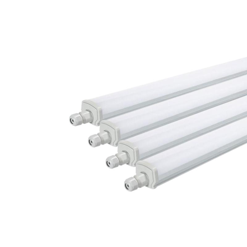 Réglette LED étanche 120cm 36W IP65 Interconnectable (Pack de 4) - Silamp France