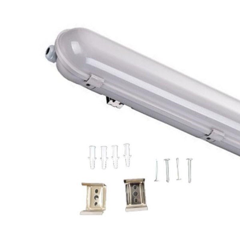 Réglette LED étanche 120cm 40W IP65 avec détecteur - Silamp France