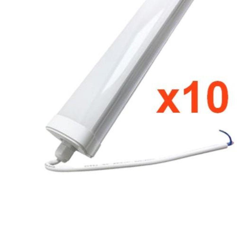 Réglette LED étanche 150cm 50W IP65 (Pack de 10) - Silamp France