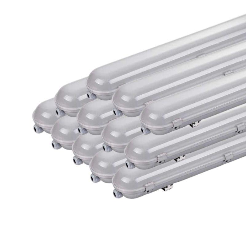 Réglette LED étanche pour Tube LED T8 120cm IP65 (Pack de 12) - Silamp France