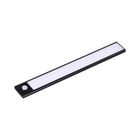 Réglette LED Rechargeable USB 30cm 1,5W Noire avec Détecteur de mouvement