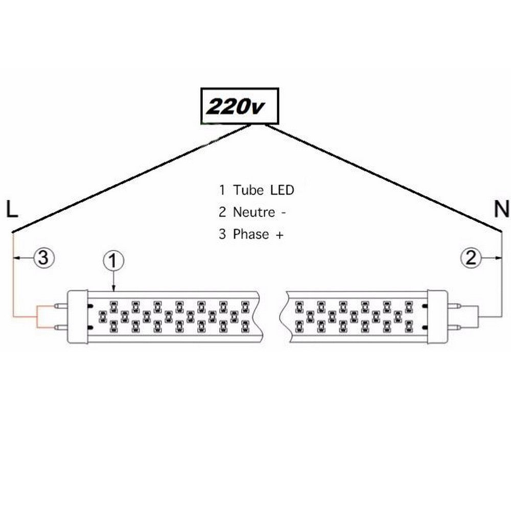 Réglette pour Tube LED T8 120cm - Silamp France