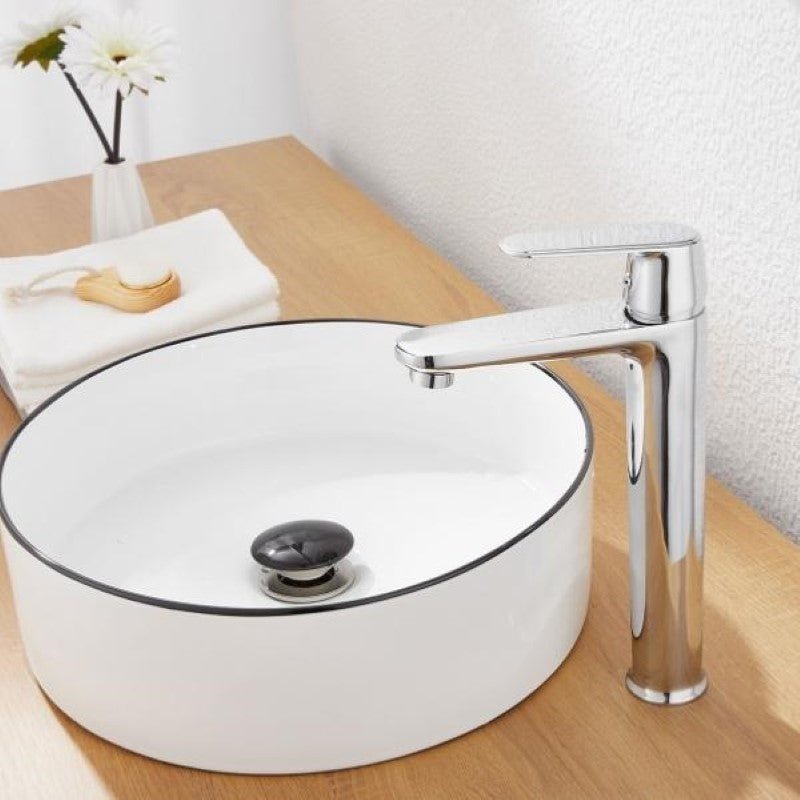 Robinet Mitigeur Lavabo Inox Haut Carré - Silamp France