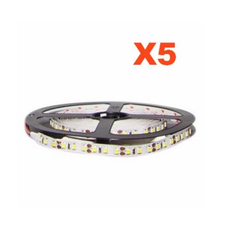 Ruban LED 12V 5M 2835 IP44 120LED/m (Pack de 5) - Silamp France