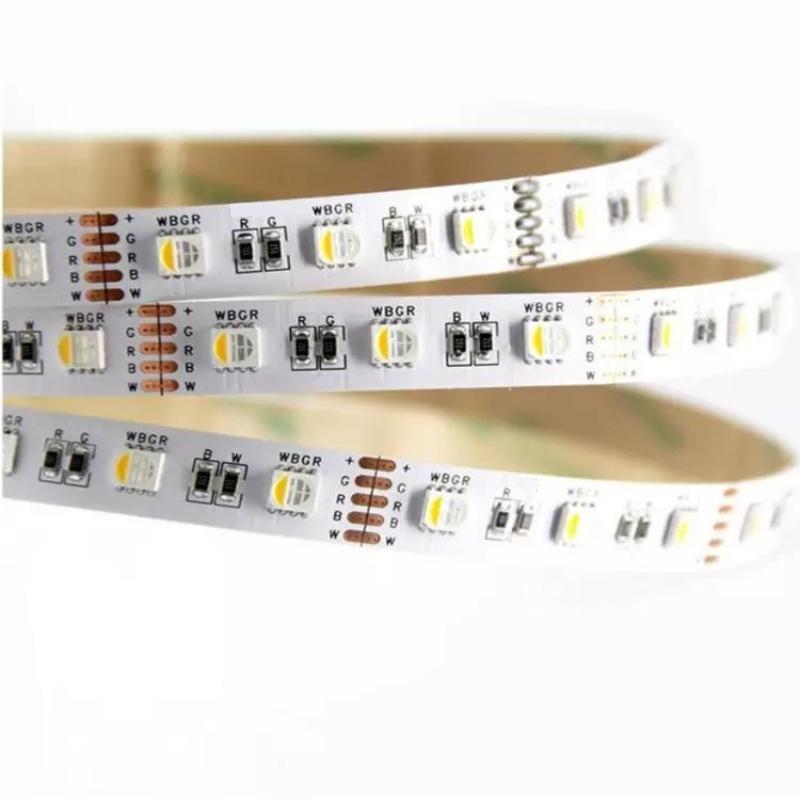 Ruban LED RGBWH 24V 80W 5M 5050 IP54 60LED/m - Silamp France