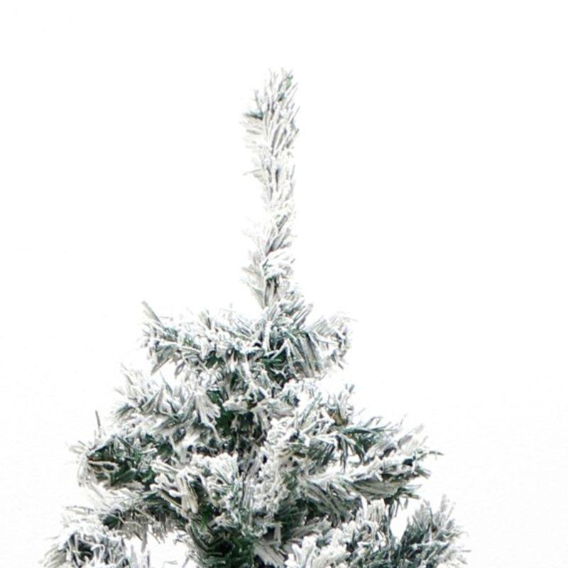 Sapin Enneigé Artificiel Luxe Vert 180cm avec 546 têtes - Silamp France