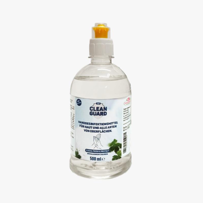 Solution hydroalcoolique 500ml pour les mains et les surfaces - Silamp France