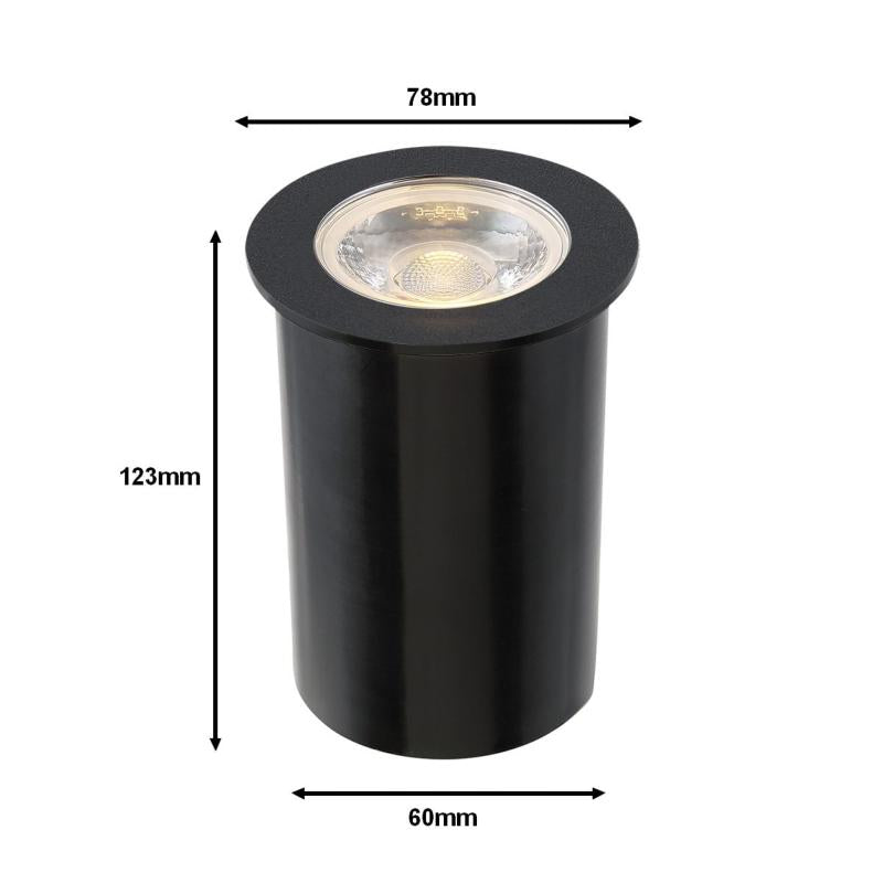 Spot LED Encastrable Extérieur IP67 10W 30°