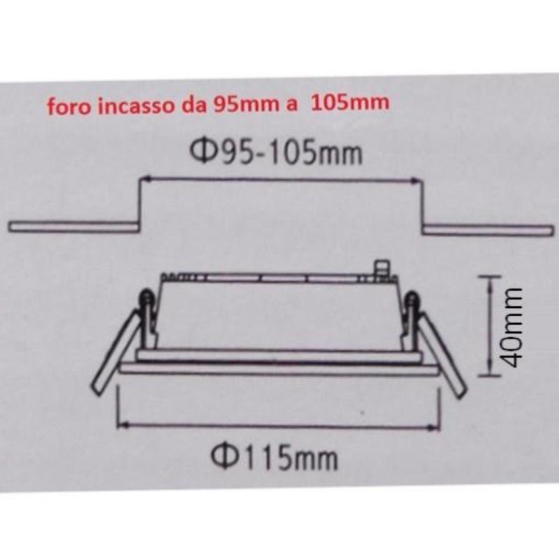 Spot Encastrable LED Rond COB 10W 80° - Silamp France