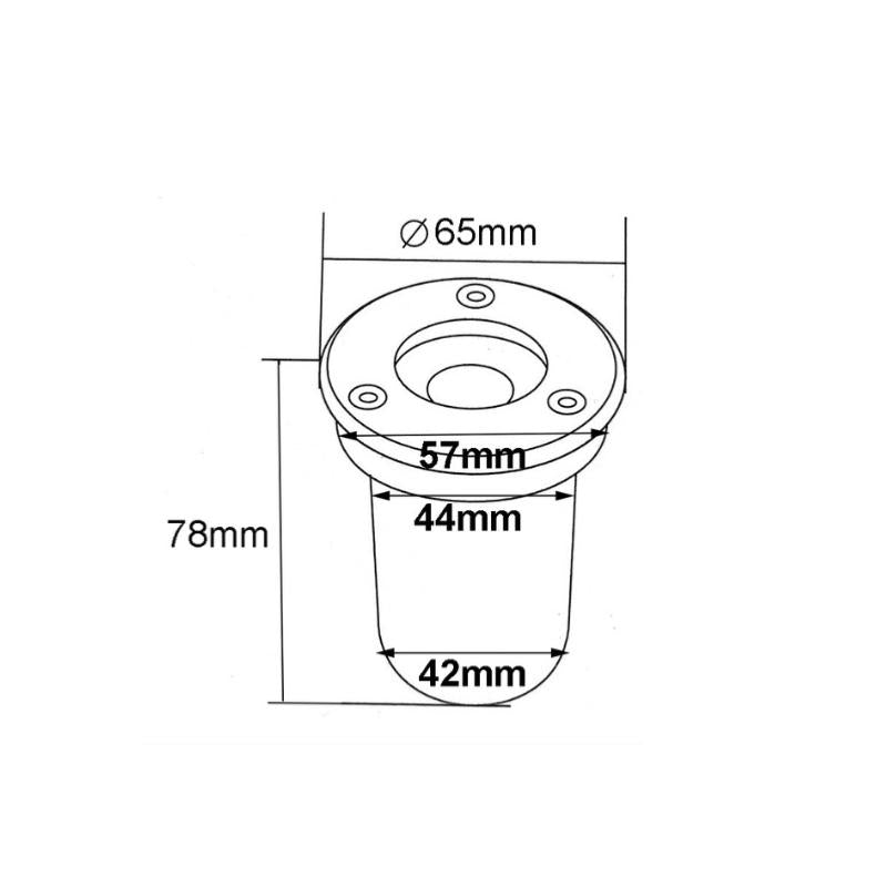 Spot Extérieur Encastrable LED IP65 220V Sol 3W 45° - Silamp France