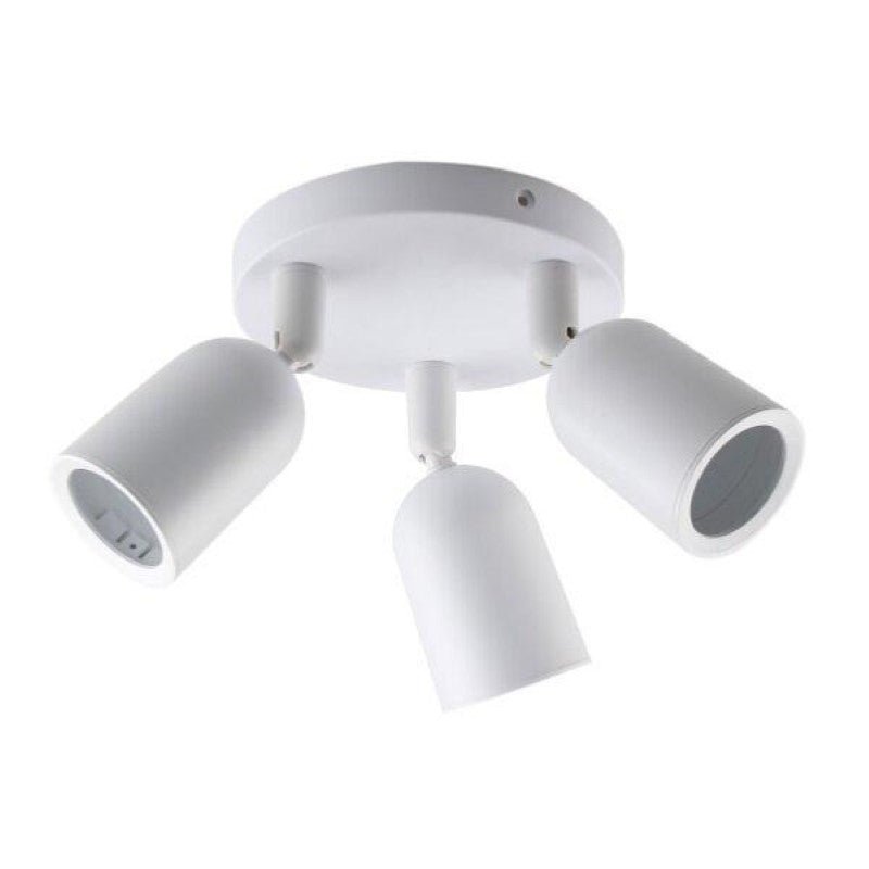 Spot LED en saillie Triple Orientable BLANC pour ampoule GU10 - Silamp France