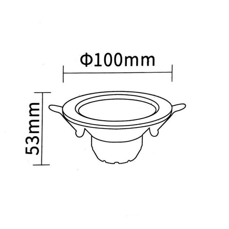 Spot LED Encastrable 6W Rond BLANC lumière variable (pack de 5) - Silamp France