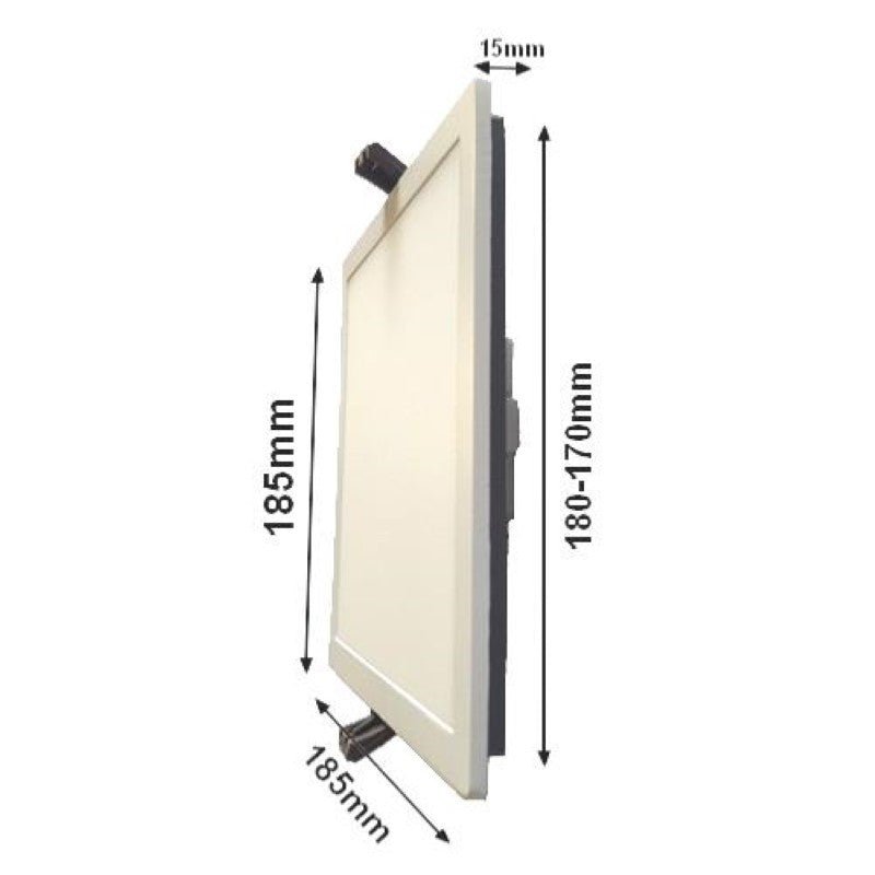 Spot LED Encastrable Carré 22W Blanc 120° - Silamp France