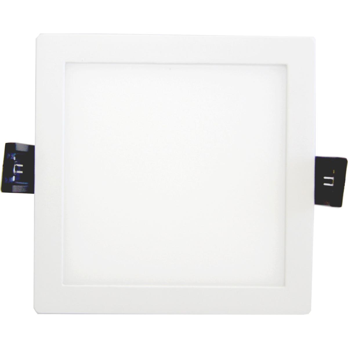 Spot LED Encastrable Carré BLANC 8W 120° - Silamp France