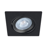 Spot LED Encastrable Orientable 5W Carré Noir SMD