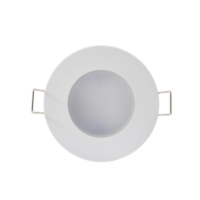 Spot LED Etanche 5W Rond Encastrable BLANC IP65 - Silamp France