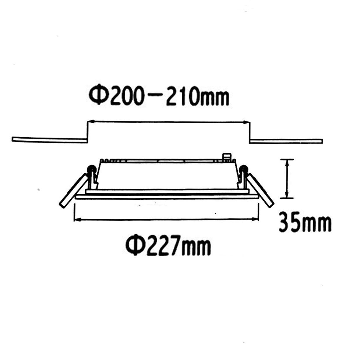 Spot LED extra plat SMD Rond 30W Ø226mm - Silamp France