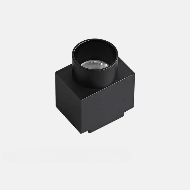 Spot LED Fixe 5W Noir pour Rail Magnétique Extra Plat MM30 - Silamp France
