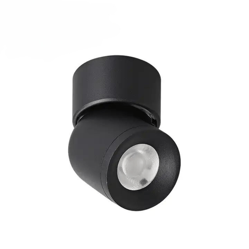 Spot LED Orientable 6W Noir pour Rail Magnétique Extra Plat MM30 - Silamp France