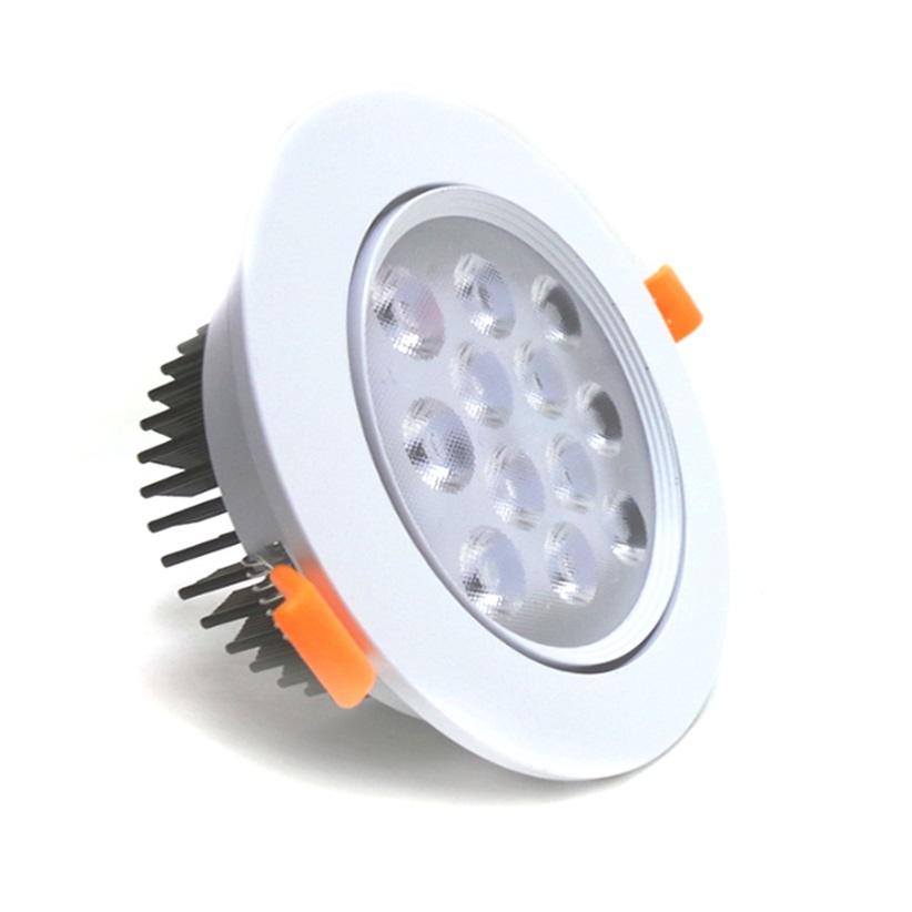 Spot LED Rond Encastrable Orientable 12W 80° (pack de 5) - Silamp France