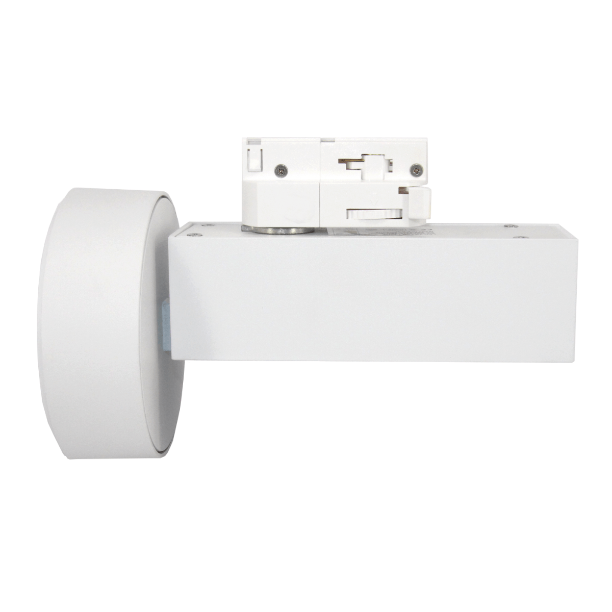Spot LED sur Rail 12W 38° Monophasé BLANC (Pack de 5) - Silamp France