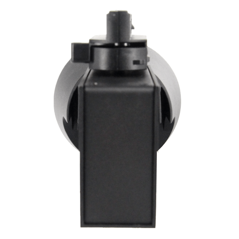 Spot LED sur Rail 25W 38° Monophasé NOIR (Pack de 5) - Silamp France