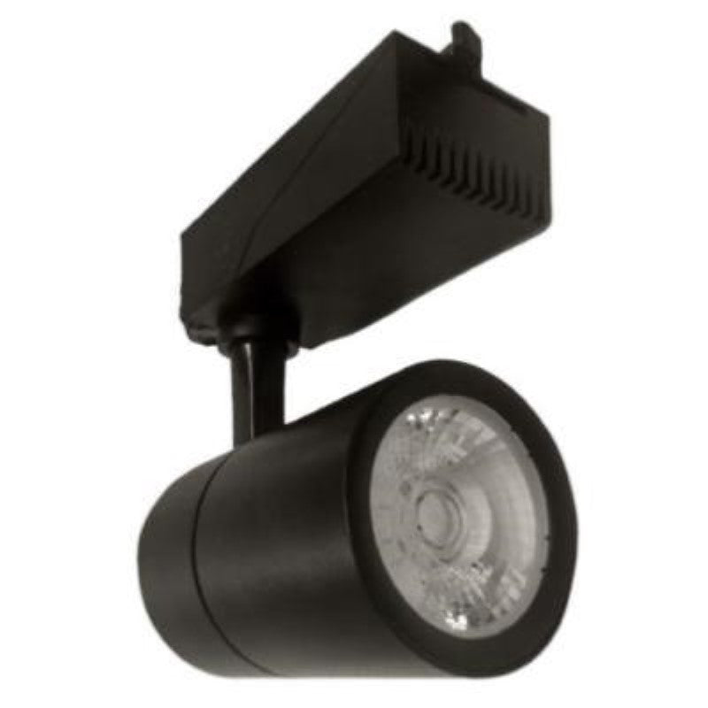 Spot LED sur Rail 30W 80° Triphasé NOIR - Silamp France