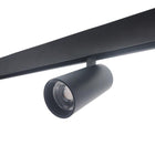 Spot LED sur Rail Magnétique 48V 12W Orientable NOIR