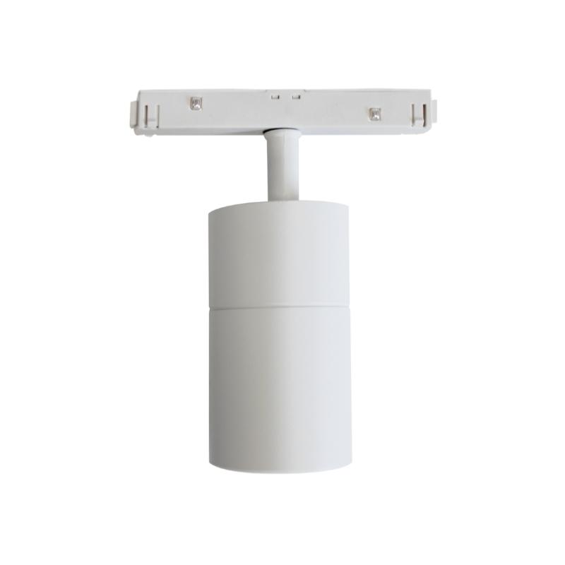 Spot LED sur Rail Magnétique 48V 15W Orientable BLANC - Silamp France