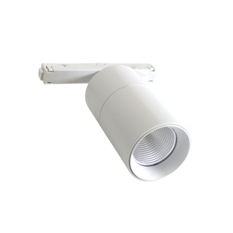 Spot LED sur Rail Magnétique 48V 15W Orientable BLANC - Silamp France