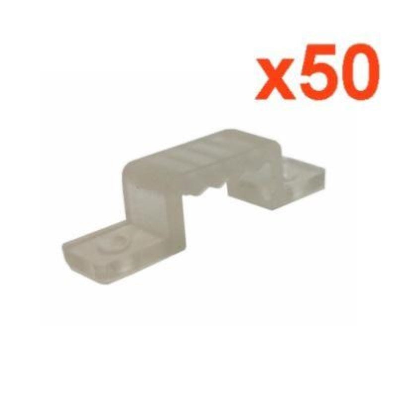 Support de Fixation Ruban LED 220V SMD2835 (Pack de 50) - Silamp France
