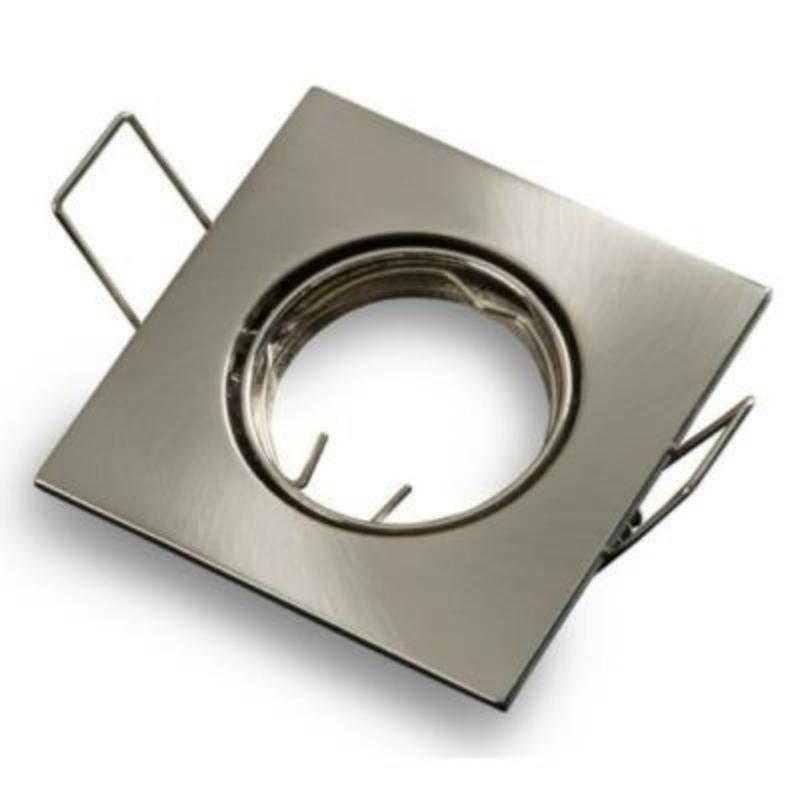 Support Spot GU10/MR16 LED Carré INOX