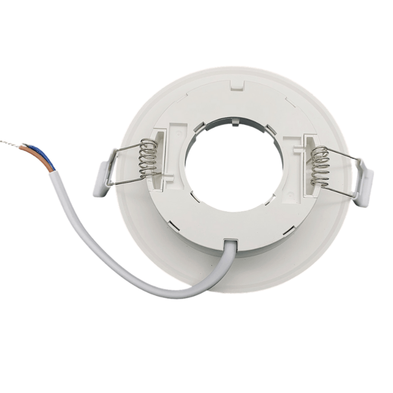 Support Spot Encastrable GX53 LED Rond BLANC - Silamp France