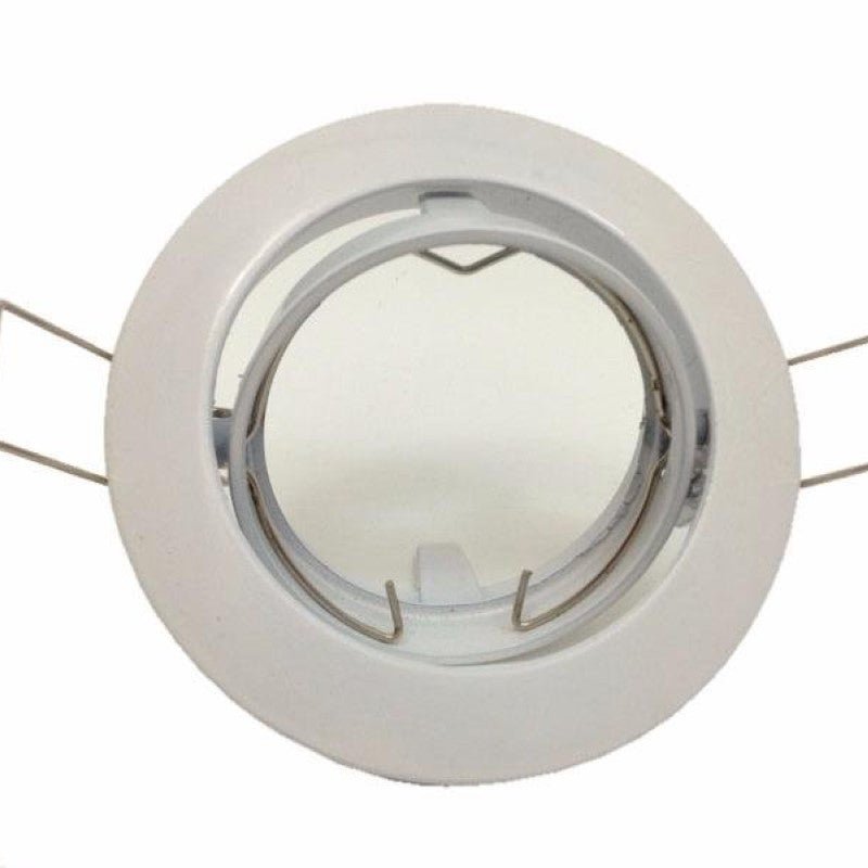 Support Spot GU10 LED Orientable BLANC (Pack de 10) - Silamp France