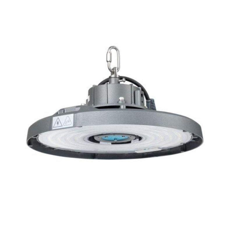 Suspension Industrielle HighBay UFO Haut Rendement 150W 180lm/W IP65 Garantie 5 Ans - Silamp France