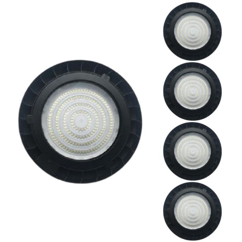 Suspension Industrielle LED HighBay UFO 150W IP65 90° (Pack de 5) - Silamp France