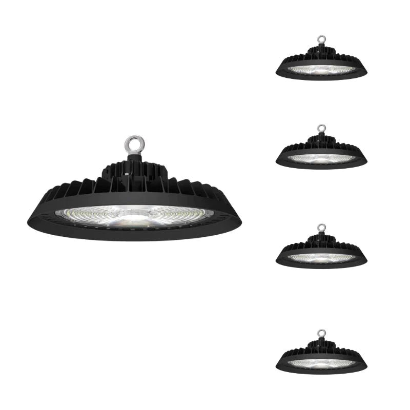 Suspension Industrielle UFO 100W 160lm/W avec Détecteur de mouvement (Lot de 5) - Silamp France