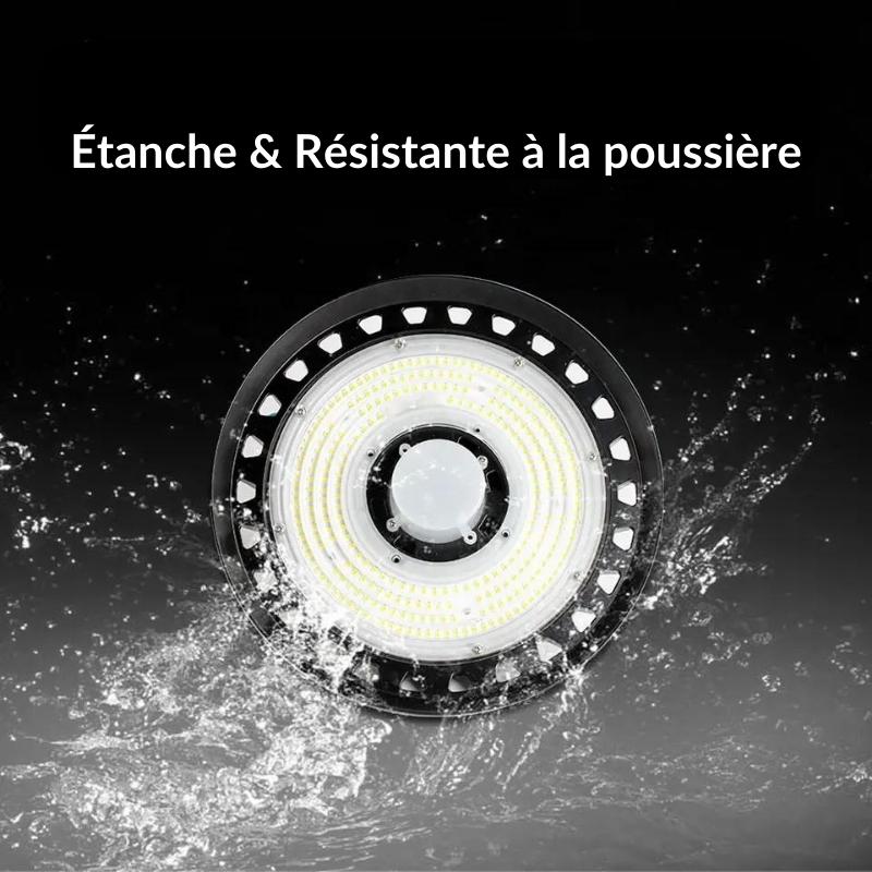 Suspension Industrielle UFO 100W 160lm/W avec Détecteur de mouvement (Lot de 5) - Silamp France