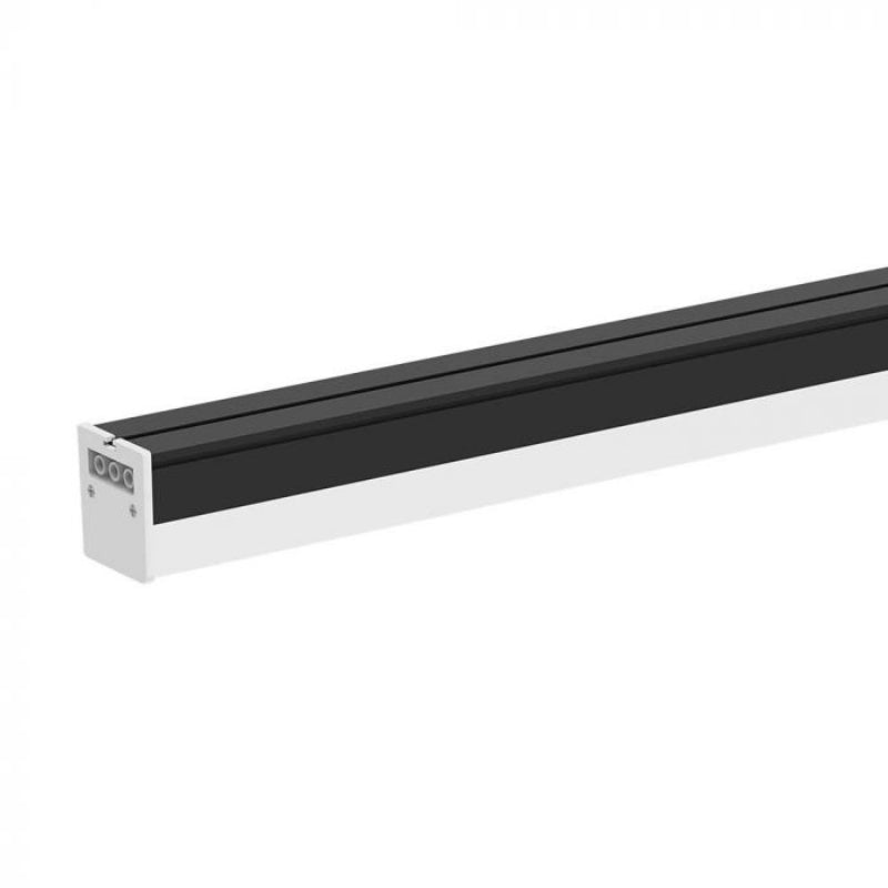 Suspension Linéaire Fine Interconnectable 120cm 40W Noir - Silamp France