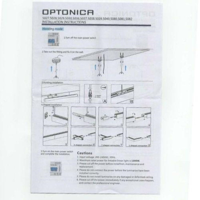 Suspension Linéaire LED 120cm 40W Interconnectable BLANC - Silamp France