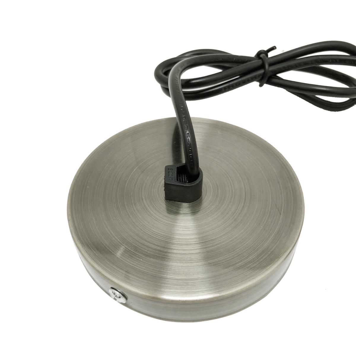 Suspension luminaire Ampoule E27 Bronze Brossé Cylindrique - Silamp France