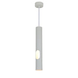 Suspension Perforée Blanche 40cm pour Ampoule GU10