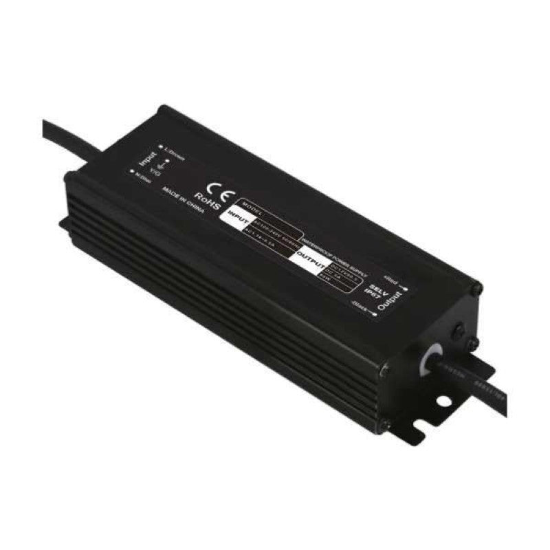 Transformateur 220V 24V étanche IP67 200W DC 8,35A - Silamp France