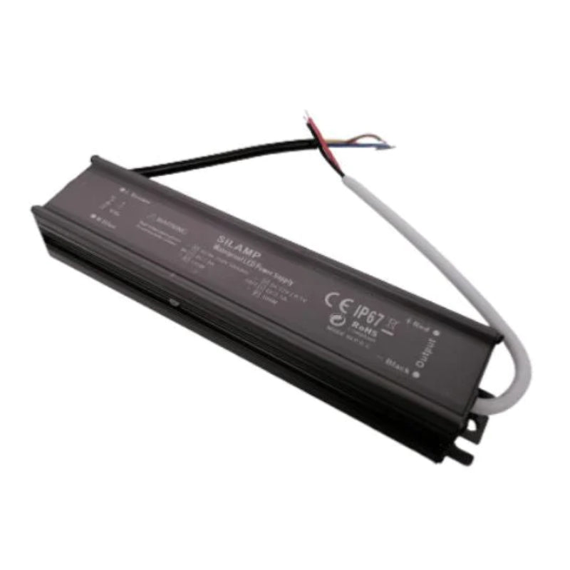 Transformateur 220V 24V IP67 100W DC 4.2A - Silamp France