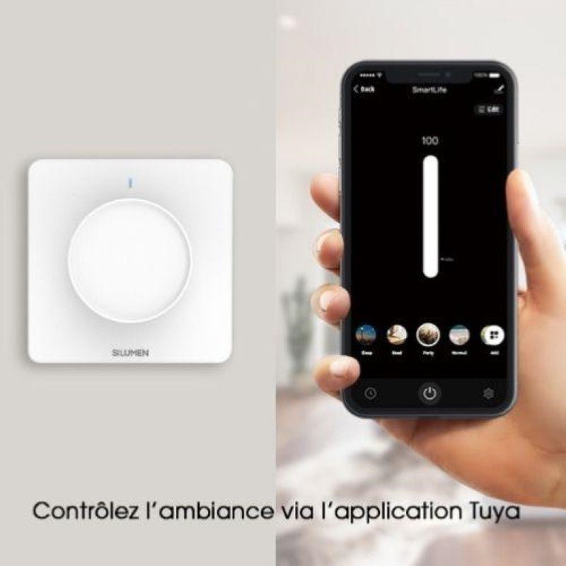 Variateur de Lumière WiFi Rotatif - Silamp France