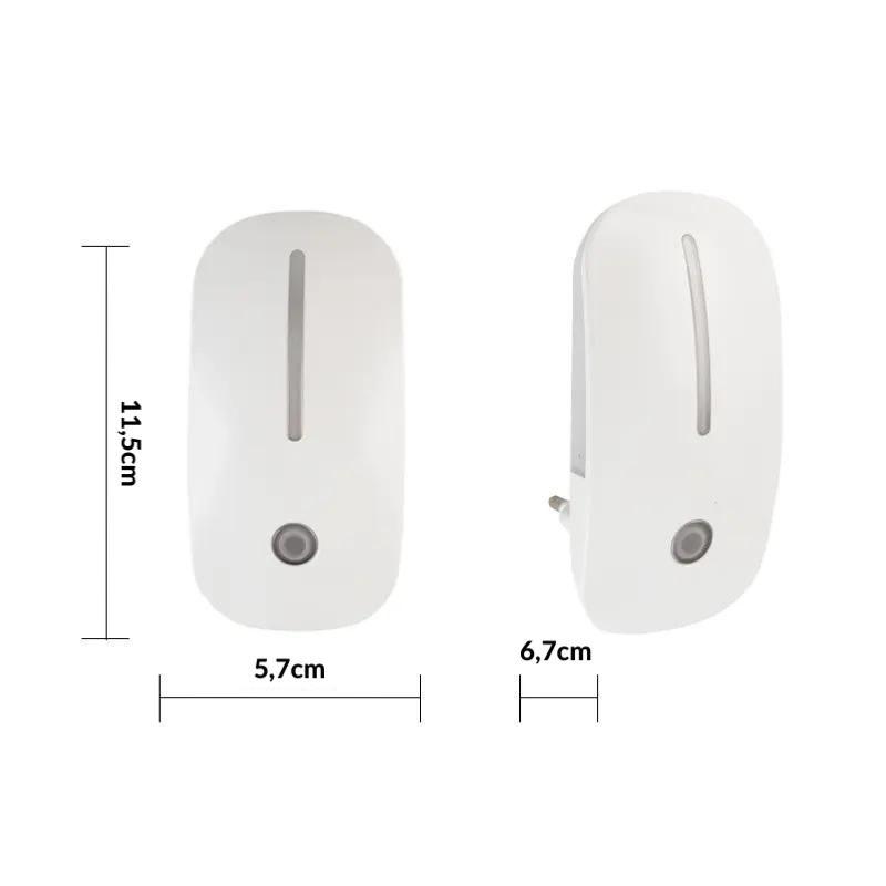 Veilleuse Prise LED 0,5W avec Capteur Crépusculaire 220V - Silamp France