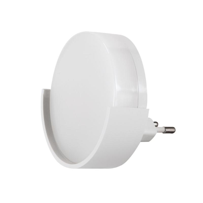 Veilleuse Prise LED 1W Ronde avec Capteur Crépusculaire 220V - Silamp France