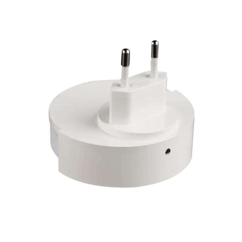 Veilleuse Prise LED 1W Ronde avec Capteur Crépusculaire 220V - Silamp France