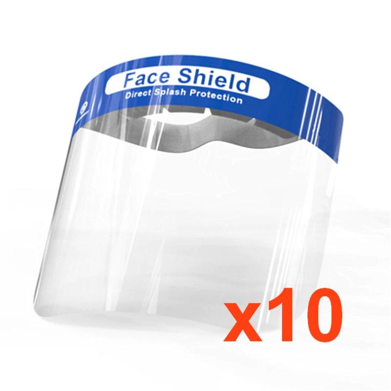 Visière de protection anti-projection (Pack de 10)